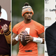 Dan Snyder, Deshaun Watson, and Vince McMahon (left to right).
